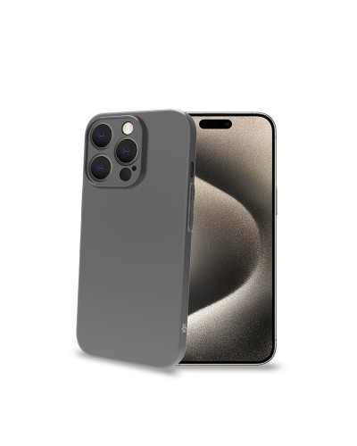 SPACE - Cover morbida super sottile in TPU colore nero compatibile con Apple iPhone 16 Pro [IPHONE 16 CASES]