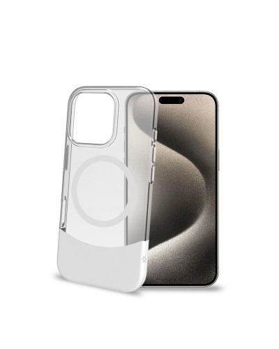 MAGDUAL - Cover trasparente con finitura soft touch compatibile con la tecnologia Magsafe per Apple iPhone 16 Pro [IPHONE 16 CA