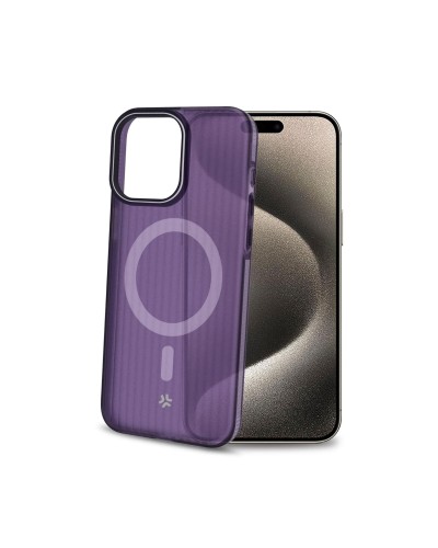MAGSUIT- Cover semi trasparente in materiale PC compatibile con la tecnologia Magsafe texture ruvida compatibile con Apple iPho