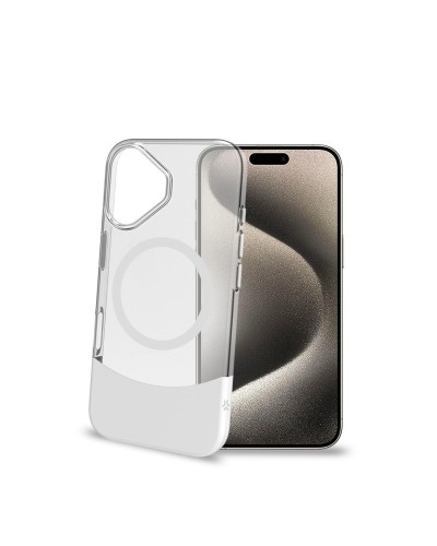 MAGDUAL - Cover trasparente con finitura soft touch compatibile con la tecnologia Magsafe per Apple iPhone 16  [IPHONE 16 CASES