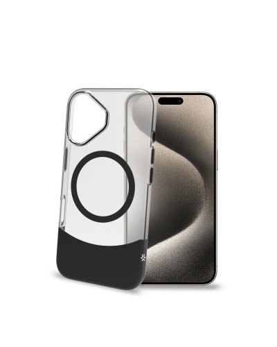MAGDUAL - Cover trasparente con finitura soft touch compatibile con la tecnologia Magsafe per Apple iPhone 16  [IPHONE 16 CASES