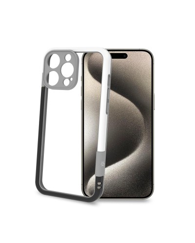BUMPER - Bumper cover in materiale flessibile, protegge i bordi e la fotocamera posteriore compatibile con Apple iPhone 16 Pro 