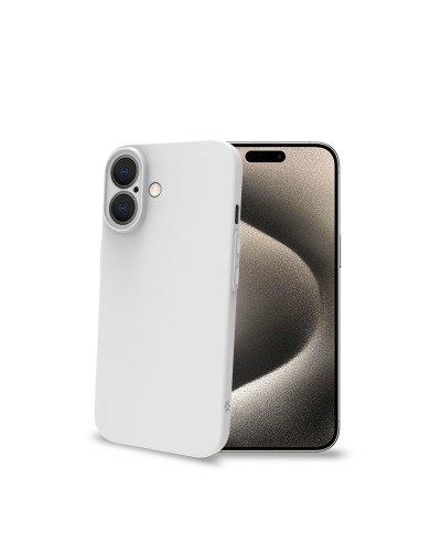 SPACE - Cover morbida super sottile in TPU colore bianco compatibile con Apple iPhone 16 [IPHONE 16 CASES]