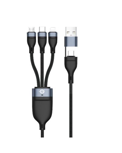 CAVO USB 3-in-1 PD 3.0 60W (cavo ricarica) 1.5m -- 20V 3A, 480Mbps, E-Mark