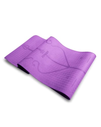 FITPADDY YOGA MAT TPE 6MM VIOLET