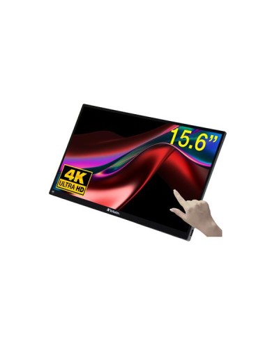 Portable Touchscreen Monitor 15.6" 4K Metal Housing