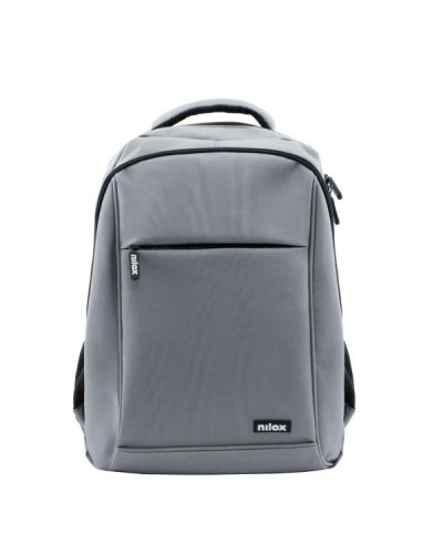 NILOX TECH - Zaino Business per Notebook/Laptop 15,6", presa USB sullo zaino, schienale rinforzato, spallacci imbottiti e regol