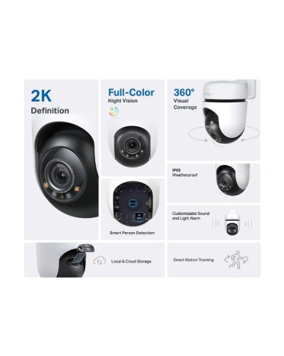 OUTDOOR PANTILT SECUR WIFI CAMER