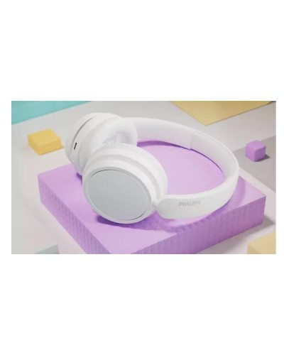 CUFFIA OVER-EAR WIRELESS BASS+ SERIE 5 WHITE