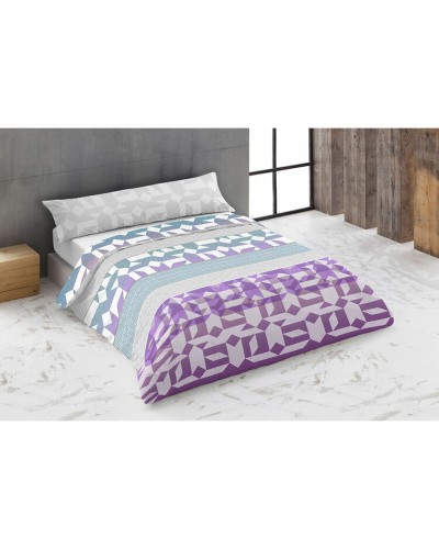 Juego de Funda Nórdica TRIPOLI Hosteline, Malva, Cama Francesa, 2 Piezas
