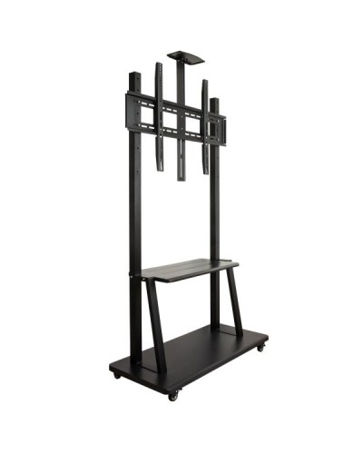 SUPPORTO TV GRANDE FORMATO 42-100" MAX VESA 600X900 CON RIPIANO PER DISPOSITIVI E SUPPORTO TELECAMERA