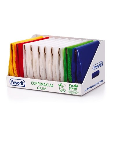 Coprimaxi COLIBRI'' bio-based liscio trasparente (esp.300 pz)