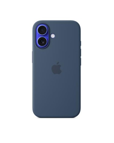 Custodia MagSafe in silicone per iPhone 16 Plus - Denim