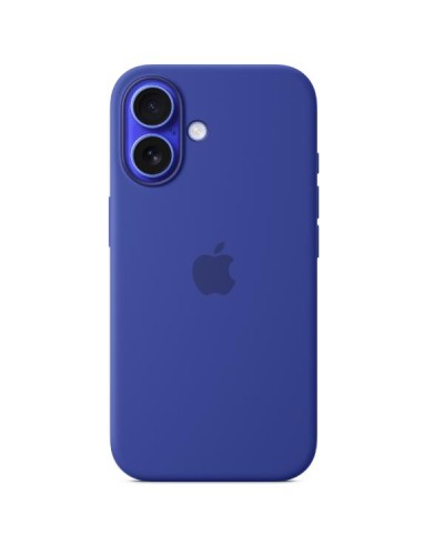 Custodia MagSafe in silicone per iPhone 16 - Blu oltremare
