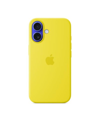 Custodia MagSafe in silicone per iPhone 16 Plus - Giallo carambola