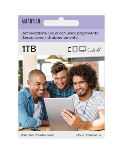 GIFT CARD AMARYLLO CLOUD 1TB PERPETUO