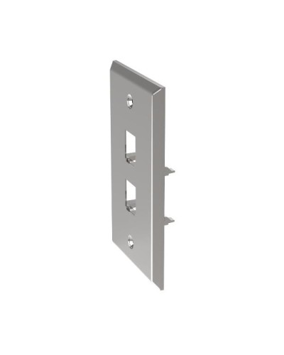 PLACCA PER 2 MINICOM INOX