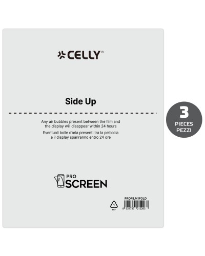 PROFILMFOLD - Pellicola trasparente da 3 Pezzi per smartphone foldable compatibile con il plotter ProScreen, ProScreenEvo, ProS