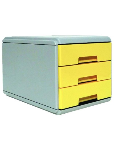 MINI CASSETTIERA PASTEL GIALLO