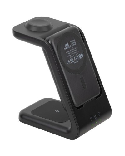 Caricatore Stand con batteria portatile Magsafe 5000 mAh Wireless 3 in 1 Nero