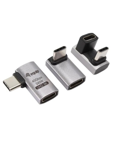 EQUIP - ADATTATORE da USB 4 C a C, 40Gbps, PD 240W, 3-pezzi