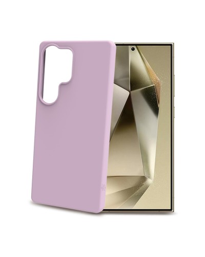 CROMO - Cover in morbido TPU con finitura soft touch colore rosa compatibile con Samsung Galaxy S25 Ultra 5G/ Galaxy S25 Ultra 