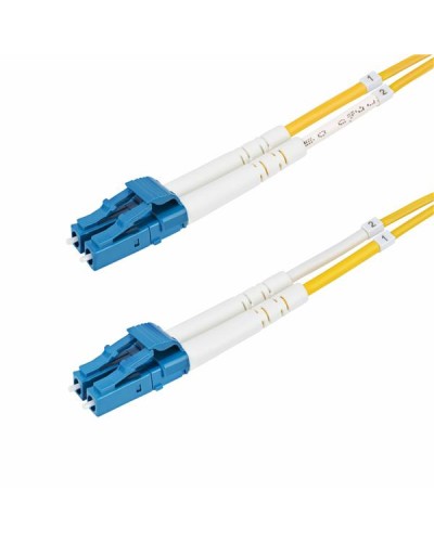 Cavo in fibra ottica duplex monomodale OS2 da LC a LC (UPC) da 1m, 9/125µm, 100G, Insensibile alla piegatura, Bassa perdita di