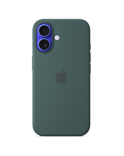 Custodia MagSafe in silicone per iPhone 16 Plus - Verde lago