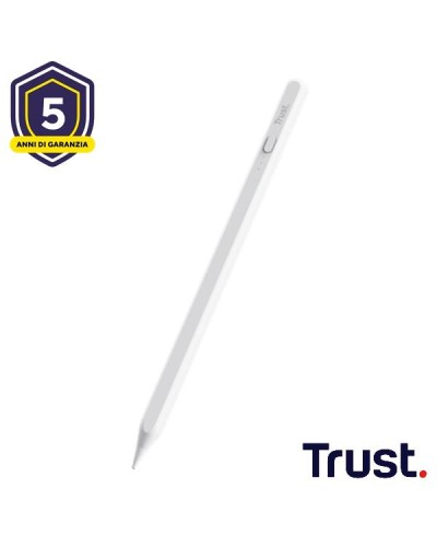 PENCIL/STYLUS PEN ATTIVA PER iPAD - TRUST KYNA - BIANCA