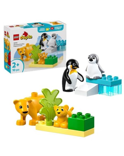 FAMIGLIE DI ANIMALI: PINGUINI E LEONI