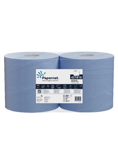 BOBINA BLU IN PURA CELLULOSA 2 ROTOLI