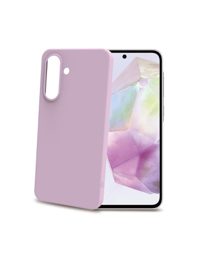 CROMO - Cover in morbido TPU con finitura soft touch colore rosa compatibile con Samsung Galaxy A36 5G/ Galaxy A36 5G Enterpris
