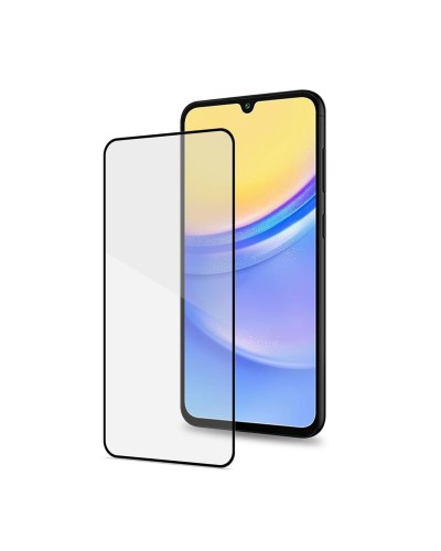 FULLGLASS - Vetro 9H con bordo colorato nero compatibile con Samsung Galaxy A56 5G/ Galaxy A56 5G Enterprise Edition