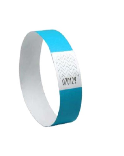 Braccialetti identificativi Tyvek blu fluo 500 pezzi