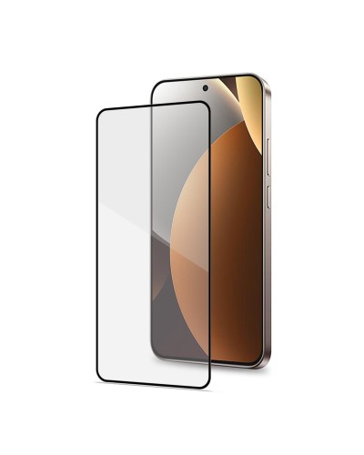 FULLGLASS - Vetro 9H con bordo colorato nero compatibile con Xiaomi Redmi Note 15 Pro 5G/ Poco X8 5G