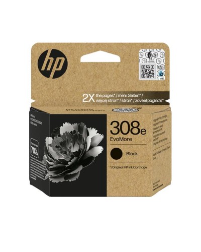Cartuccia di inchiostro nero originale HP EvoMore 308e