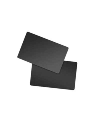 CARD,FOOD SAFE PVC,30 MIL,BLACK/BLACK,MATTE (500 BOX)