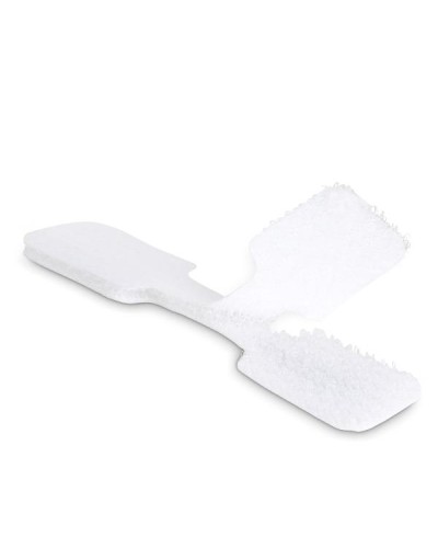 Etichette per cavi da 9cm, confezione da 100, bianco, Etichette per la gestione cavi con fissaggio a strappo, etichette segnaca