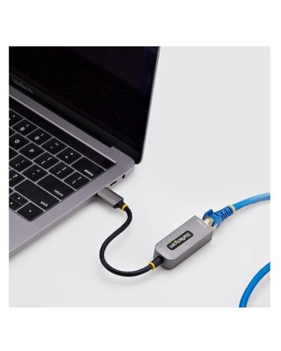 Adattatore Ethernet USB C, Convertitore di Rete/NIC NBASE-T 2.5/1GbE da USB Type-C 3.0 a RJ45. Compatibile Thunderbolt, Windows