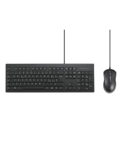 SET TASTIERA E MOUSE CON CAVO KM100 EQ