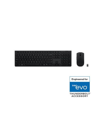 Kit mouse e tastiera ricaricabili wireless