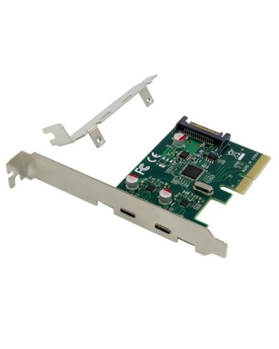 SCHEDA PCIe 2-PORTE USB 3.2 Gen 2 Tipo-C