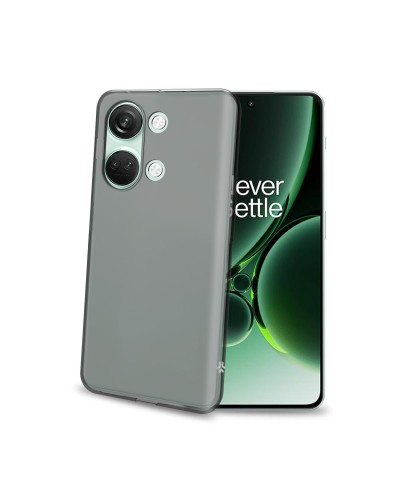 GELSKIN - Cover morbida trasparente nero in TPU compatibile con Oneplus Nord 3