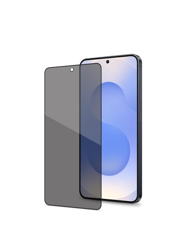PRIVACY FULL GLASS - Vetro 9H con effetto Privacy e bordo colorato nero compatibile con Samsung Galaxy S26 5G/ Galaxy S26 5G En