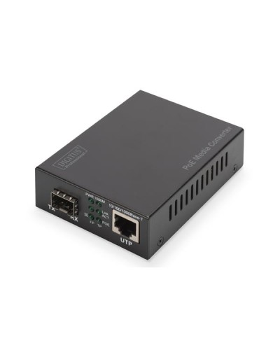 Convertitore multimediale Gigabit PoE, RJ45 / SFP, PSE