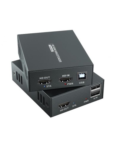 LEVELONE HVE-8111 - EXTENDER KIT HDMI 4K OVER CAT6 100m, Estensione USB