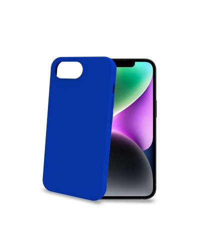 CROMO - Cover in morbido TPU con finitura soft touch colore blu compatibile con Apple iPhone 16e/ iPhone 17e