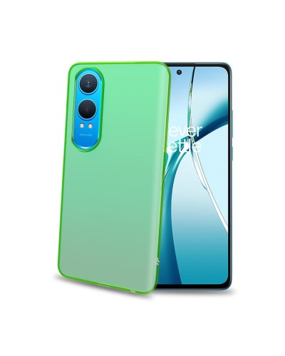 GELSKIN - Cover morbida trasparente verde in TPU compatibile con Oneplus Nord CE 4 Lite
