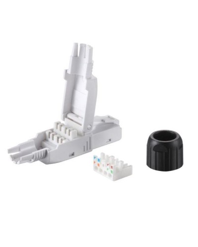EQUIP - CONNETTORE RJ45 TOOL-FREE CAT.6a, confez. 5pz