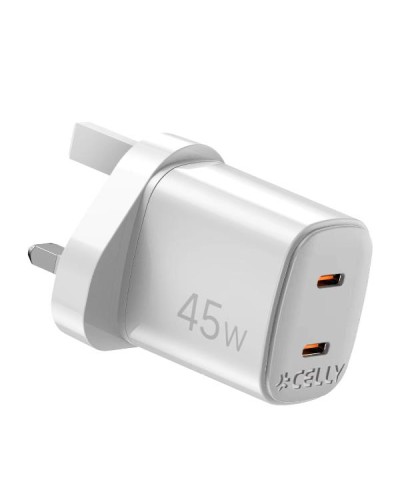 UPTC2C45WUK - 45W GaN Wall Charger Uk Plug [UPTC COLLECTION]